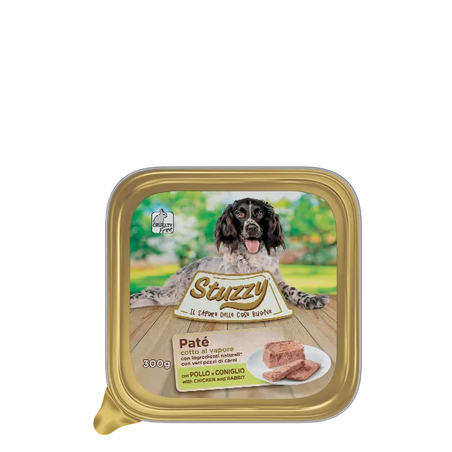 Stuzzy Paté Classico Pollo e Coniglio 300g – Cane Adulto Stuzzy Paté Classico Pollo e Coniglio 300g – Cane Adulto